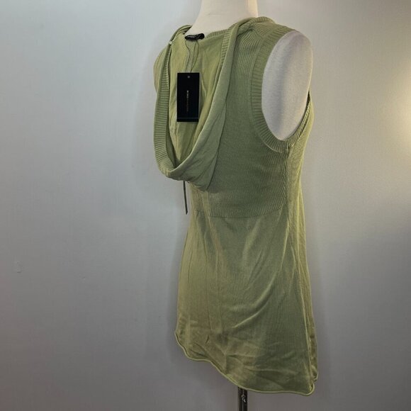 BCBG MAX AZRIA Juniors Moss Green Hooded Sweater - Size XL - NWT $130 - Picture 3 of 5